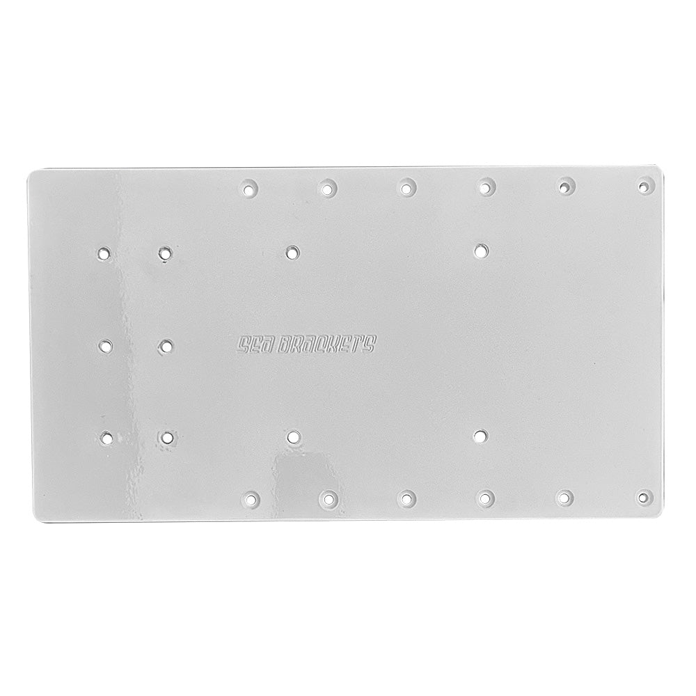 Sea Brackets 18" Straight Trolling Motor Plate f/Minn Kotas Quest [SEA2320] - Houseboatparts.com