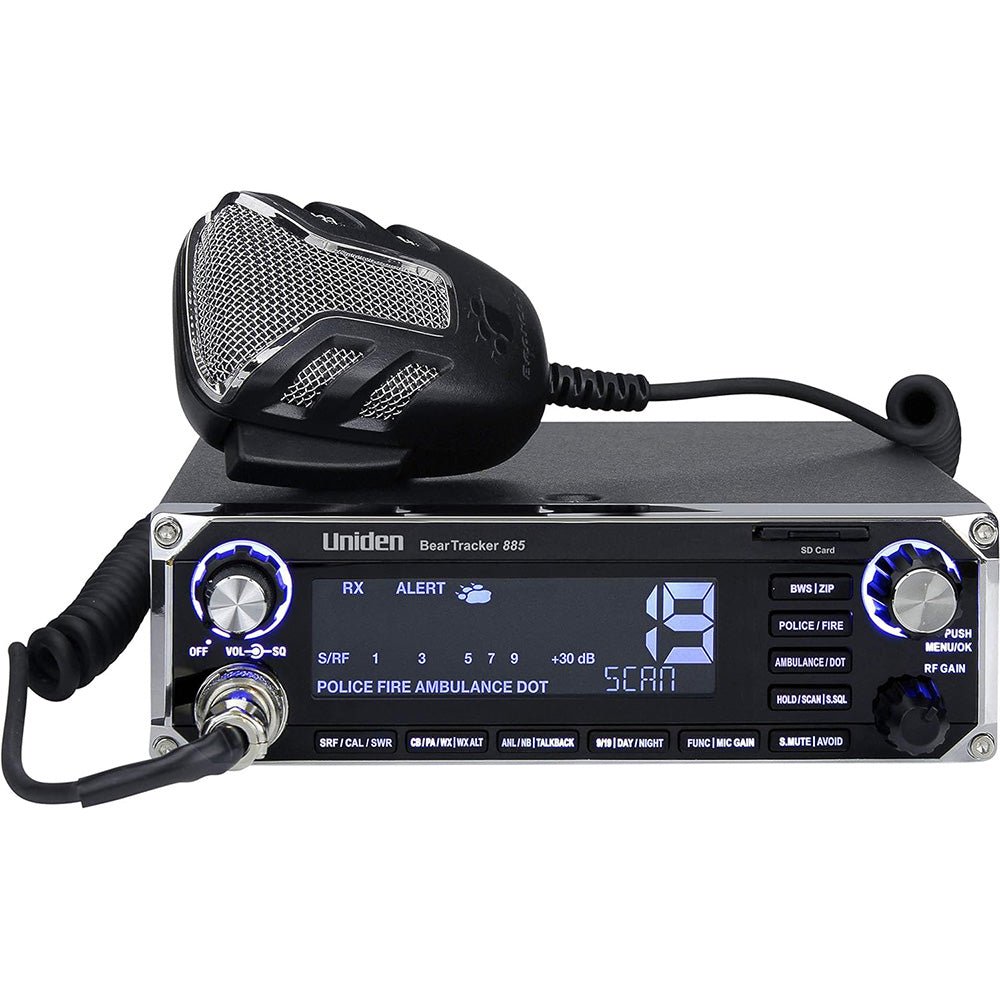 Uniden BearTracker 885 Hybrid CB Radio [BEARTRACKER 885] - Houseboatparts.com
