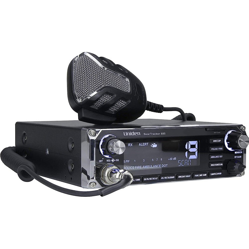 Uniden BearTracker 885 Hybrid CB Radio [BEARTRACKER 885] - Houseboatparts.com
