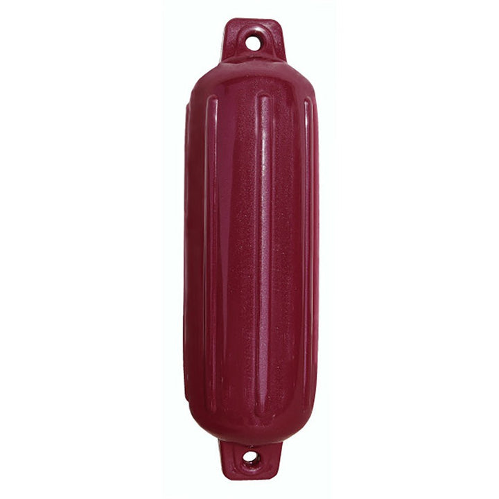 Taylor Made Storm Gard 5.5" x 20" Inflatable Vinyl Fender - Burgundy [252053] - Houseboatparts.com