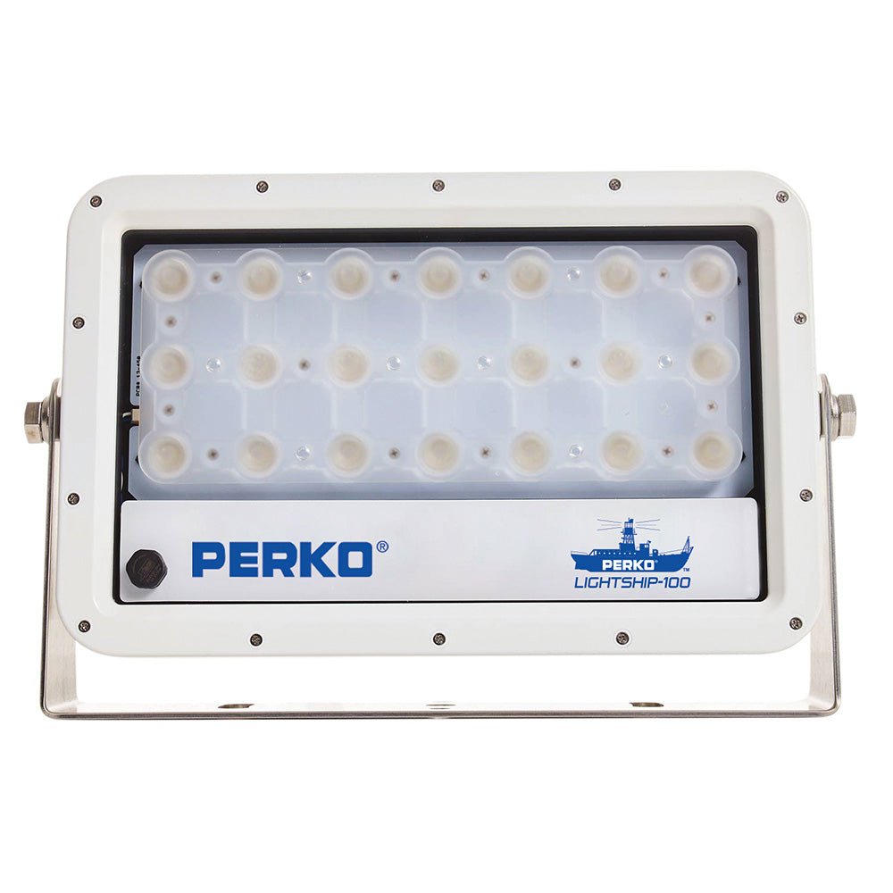 Perko Lightship 100 LED High Performance Spotlight - 12/24V - White [1643100S0W] - Houseboatparts.com