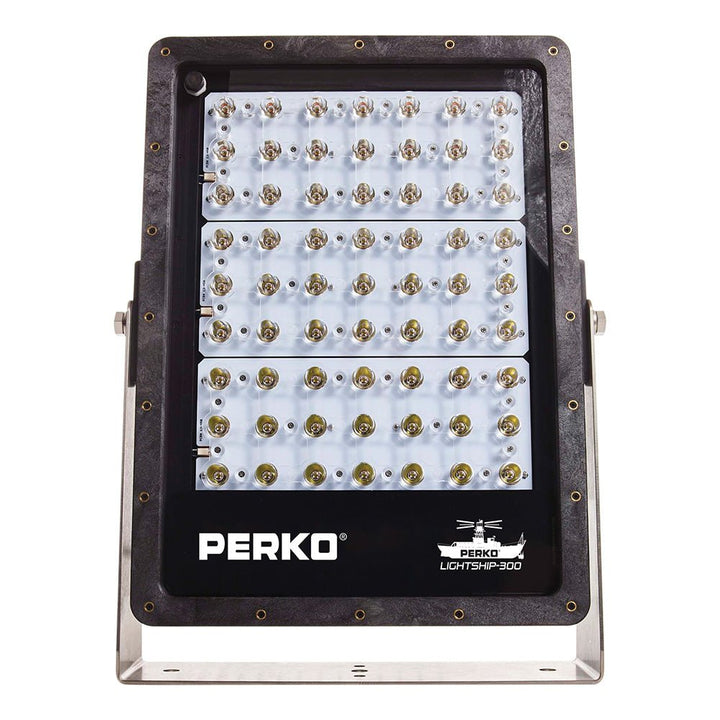 Perko Lightship 300 LED High Performance Floodlight - 12/24V - Black [1643300F0B] - Houseboatparts.com