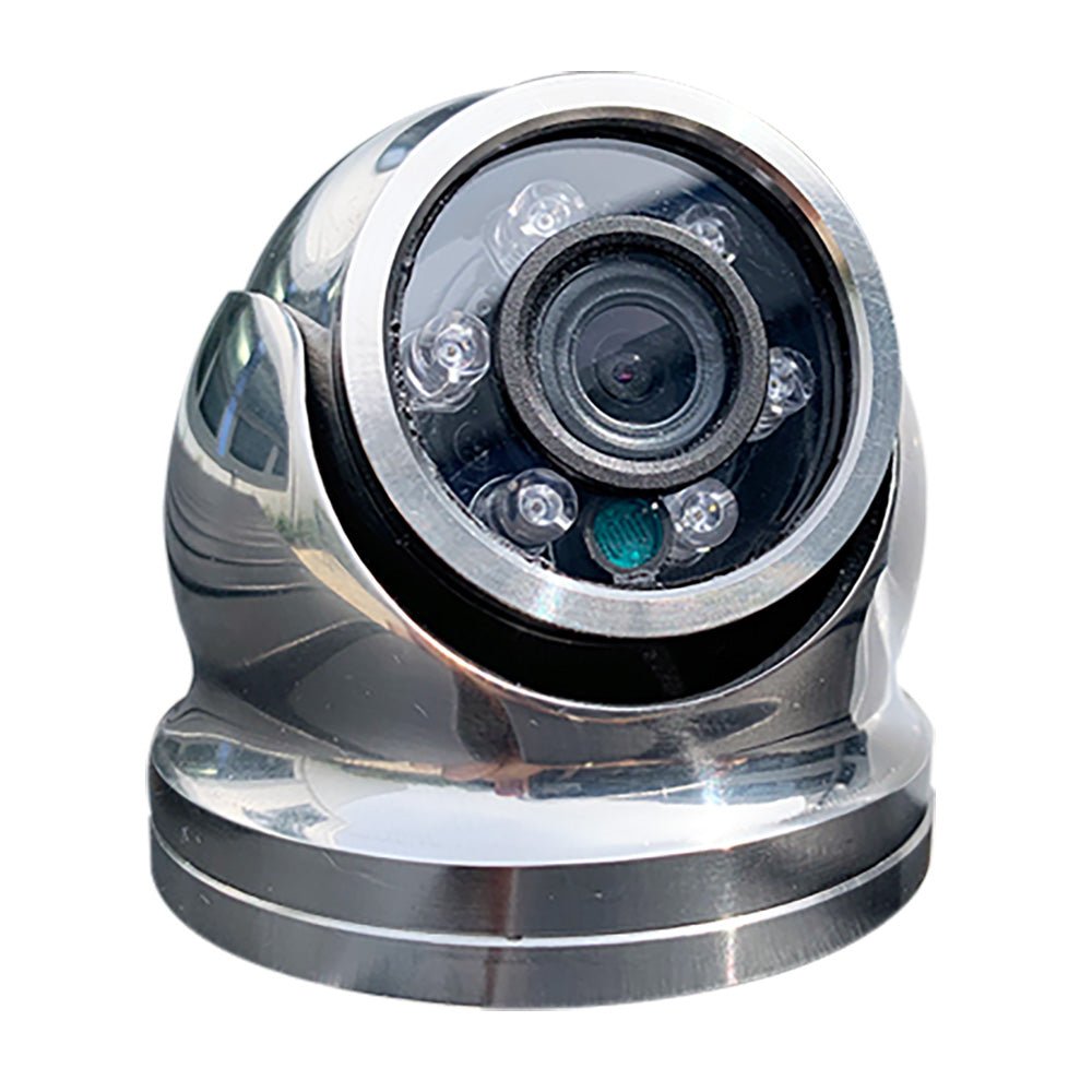 Iris Hi - Resolution Analog Mini Dome Camera - 316 Stainless Steel - CVBS - TVI [IRIS - S060 - 18] - Houseboatparts.com