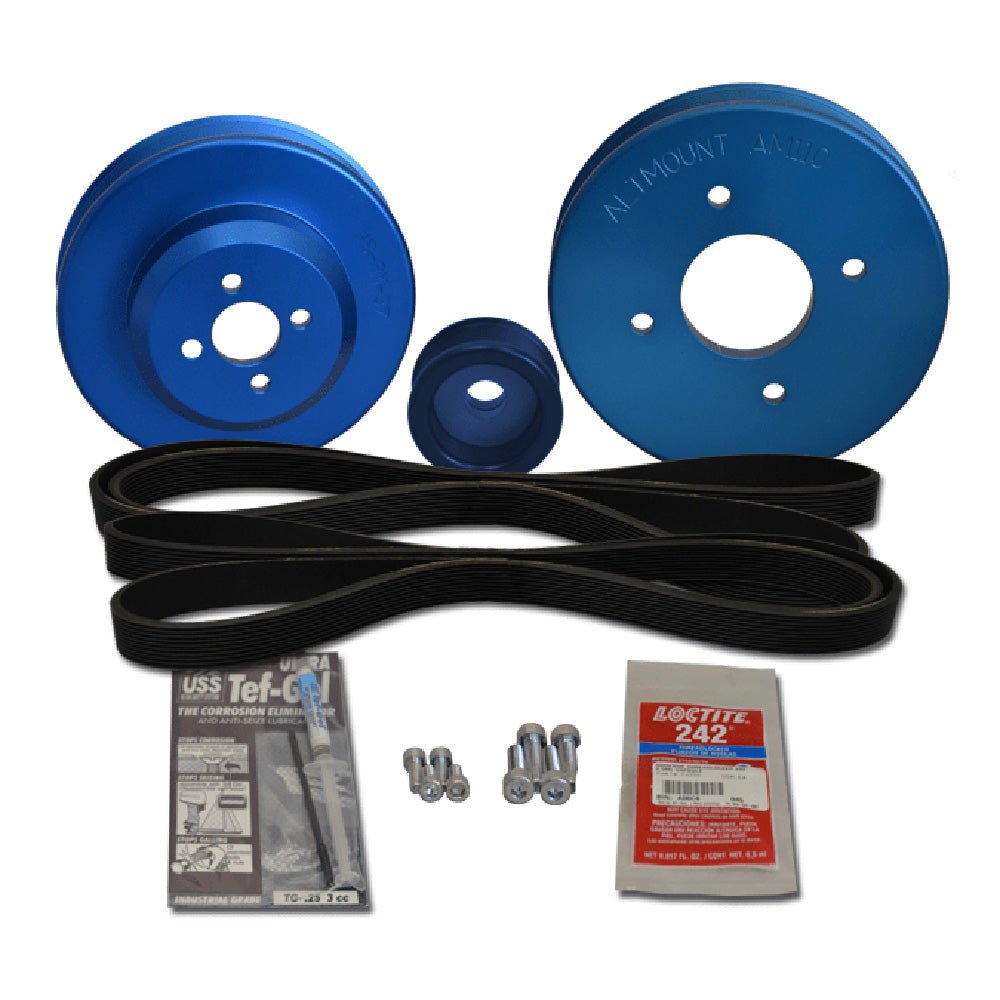 Balmar Yanmar Pulley Kit f/4JH, 4JHE, - TE, - HTE, - DTE [48 - YSP - 4JH - F] - Houseboatparts.com