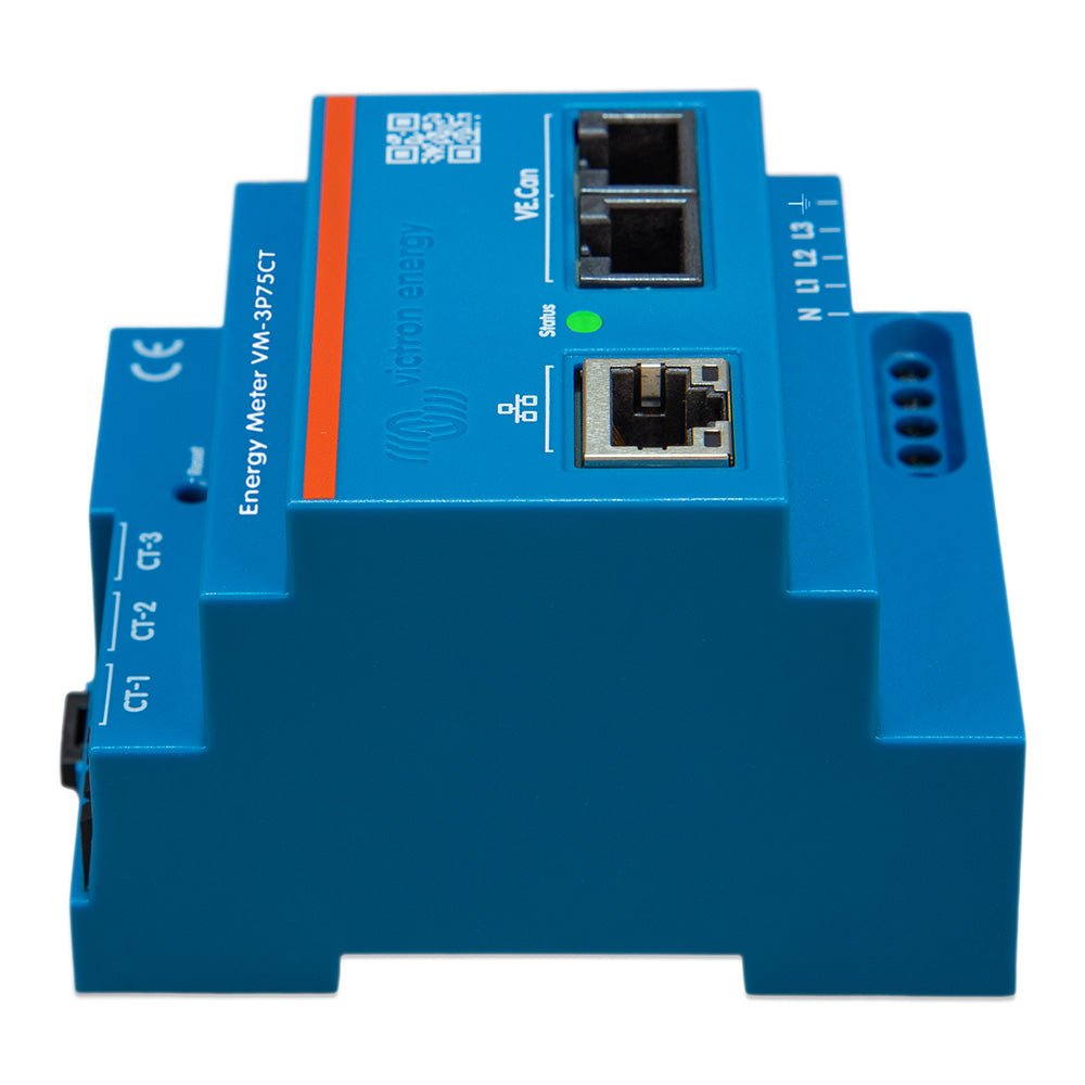 Victron Energy Meter VM - 3P75CT Single + 3 - Phase [REL200300100] - Houseboatparts.com