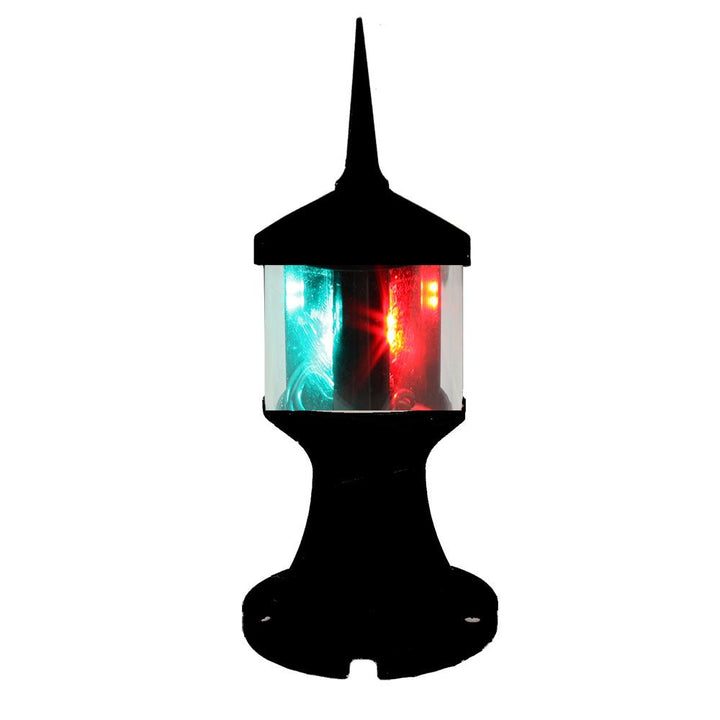 Lunasea Tri - Color/Anchor Zero Emission Light Fixture - 12V - Black [LLB - 73BK - 01 - BB] - Houseboatparts.com