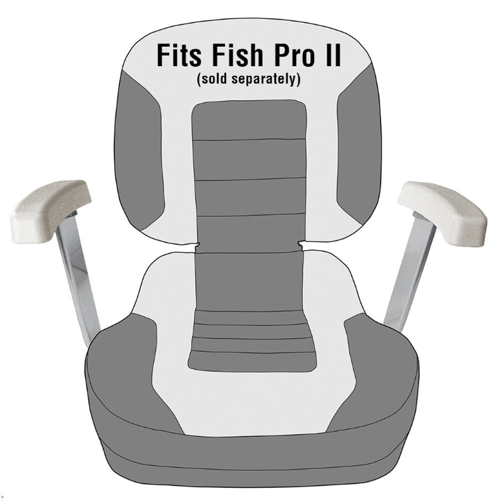 Springfield One Piece Arm Rest f/Fish Pro II [1080013 - G] - Houseboatparts.com