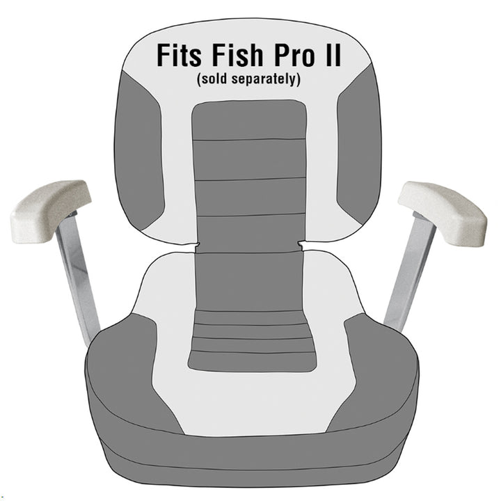 Springfield One Piece Arm Rest f/Fish Pro II [1080013 - G] - Houseboatparts.com