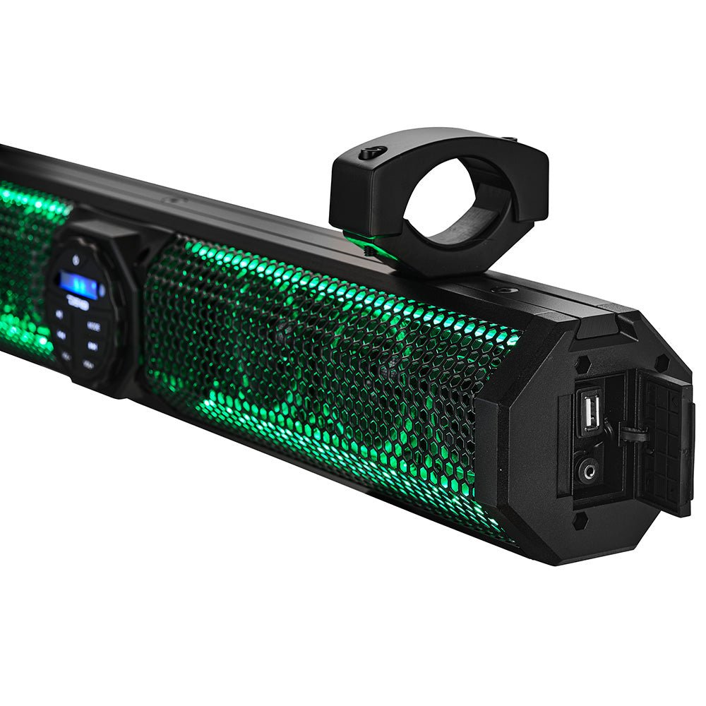 DS18 26" Marine Amplified Sound Bar w/Bluetooth 600W w/6 Speaker System RGB LED [SB26BTXRGB] - Houseboatparts.com