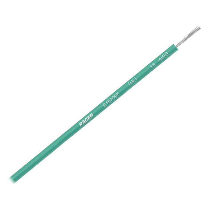 Pacer Green 18 AWG UL Marine Wire - 35' [WUL18GN - 35] - Houseboatparts.com