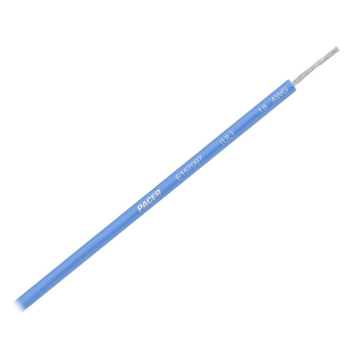 Pacer Blue 18 AWG UL Marine Wire - 35' [WUL18BL - 35] - Houseboatparts.com