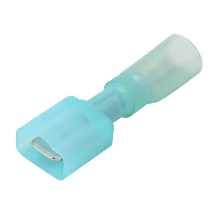 Pacer 16 - 14 AWG Fully - Insulated Male Disconnect Terminal - Blue - 25 Pack [TDE14 - 250FIM - 25] - Houseboatparts.com