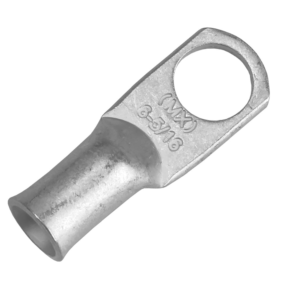 Pacer Tinned Lug 6 AWG - 5/16" Stud Size - 10 Pack [TAE6 - 56R - 10] - Houseboatparts.com