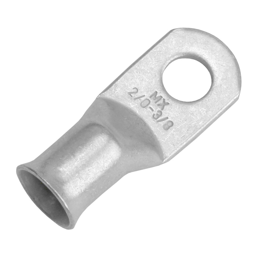 Pacer Tinned Lug 2/0 AWG - 3/8" Stud Size - 10 Pack [TAE2/0 - 38R - 10] - Houseboatparts.com