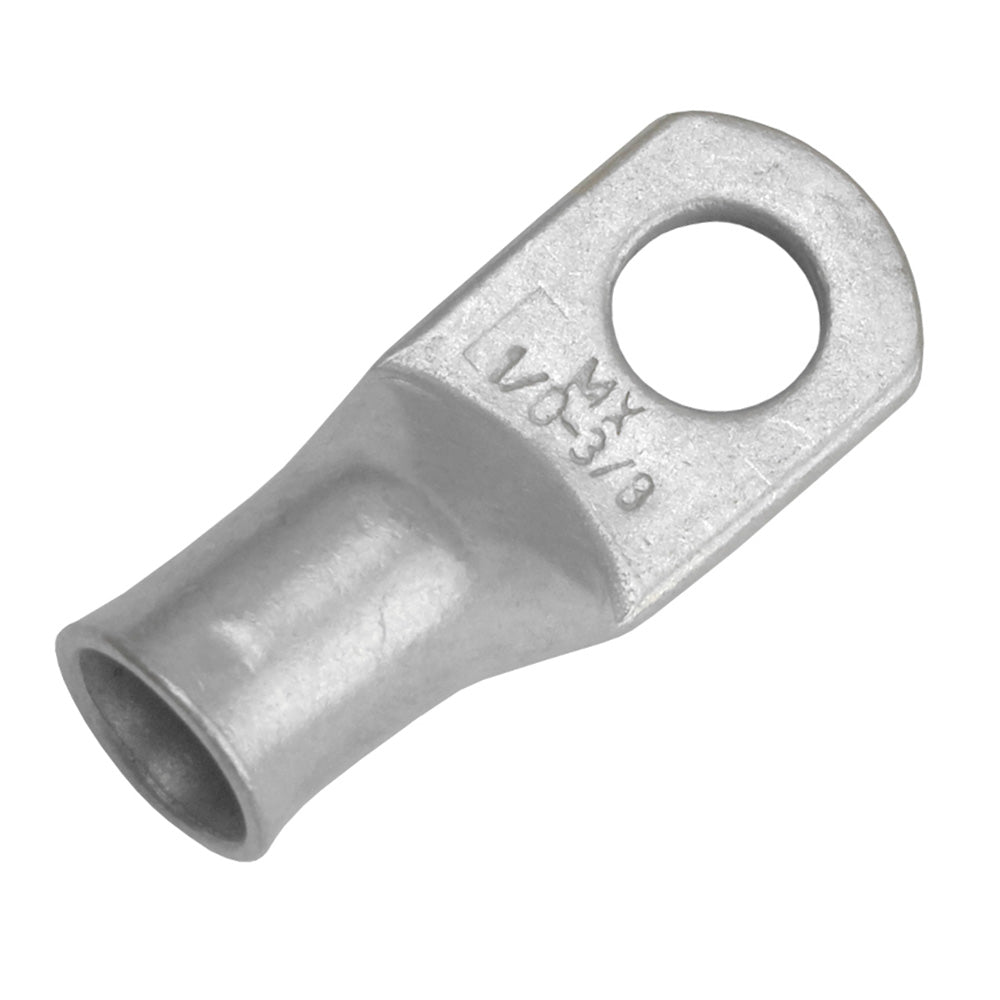 Pacer Tinned Lug 1/0 AWG - 3/8" Stud Size - 10 Pack [TAE1/0 - 38R - 10] - Houseboatparts.com