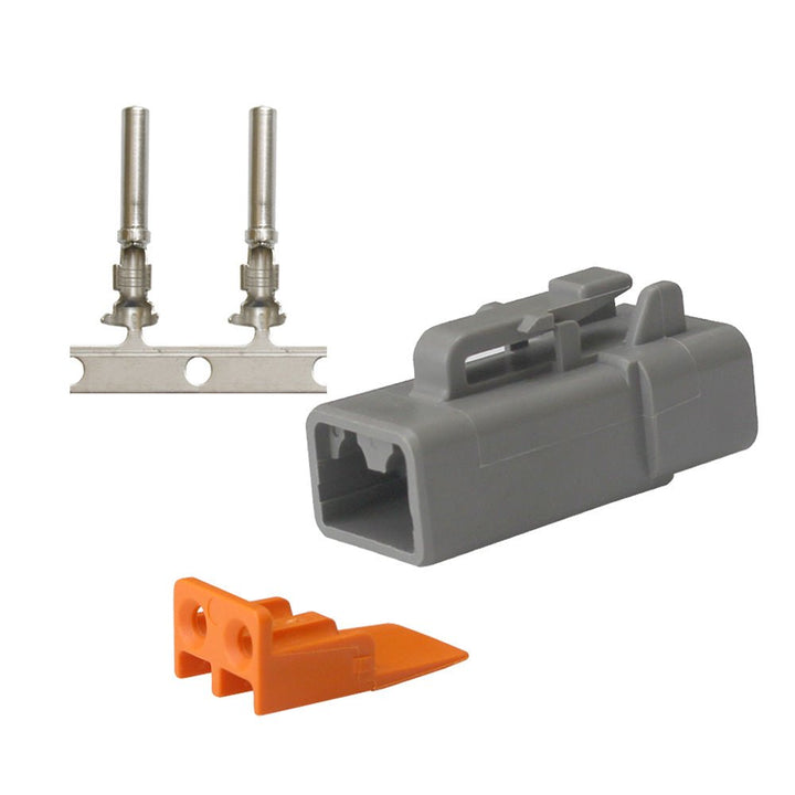 Pacer DTP Deutsch Plug Repair Kit - 14 - 12 AWG (2 Position) [TDTP06F - 2RS] - Houseboatparts.com