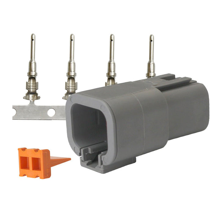 Pacer DTP Deutsch Receptacle Repair Kit - 14 - 12 AWG (4 Position) [TDTP04F - 4RP] - Houseboatparts.com