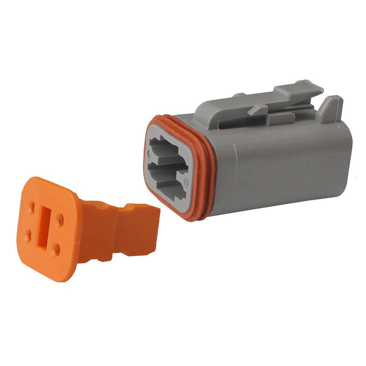 Pacer Deutsch DT Plug Wedge Lock Kit - 4 Position - 10 Pack [TDT06 - 4S - 10] - Houseboatparts.com