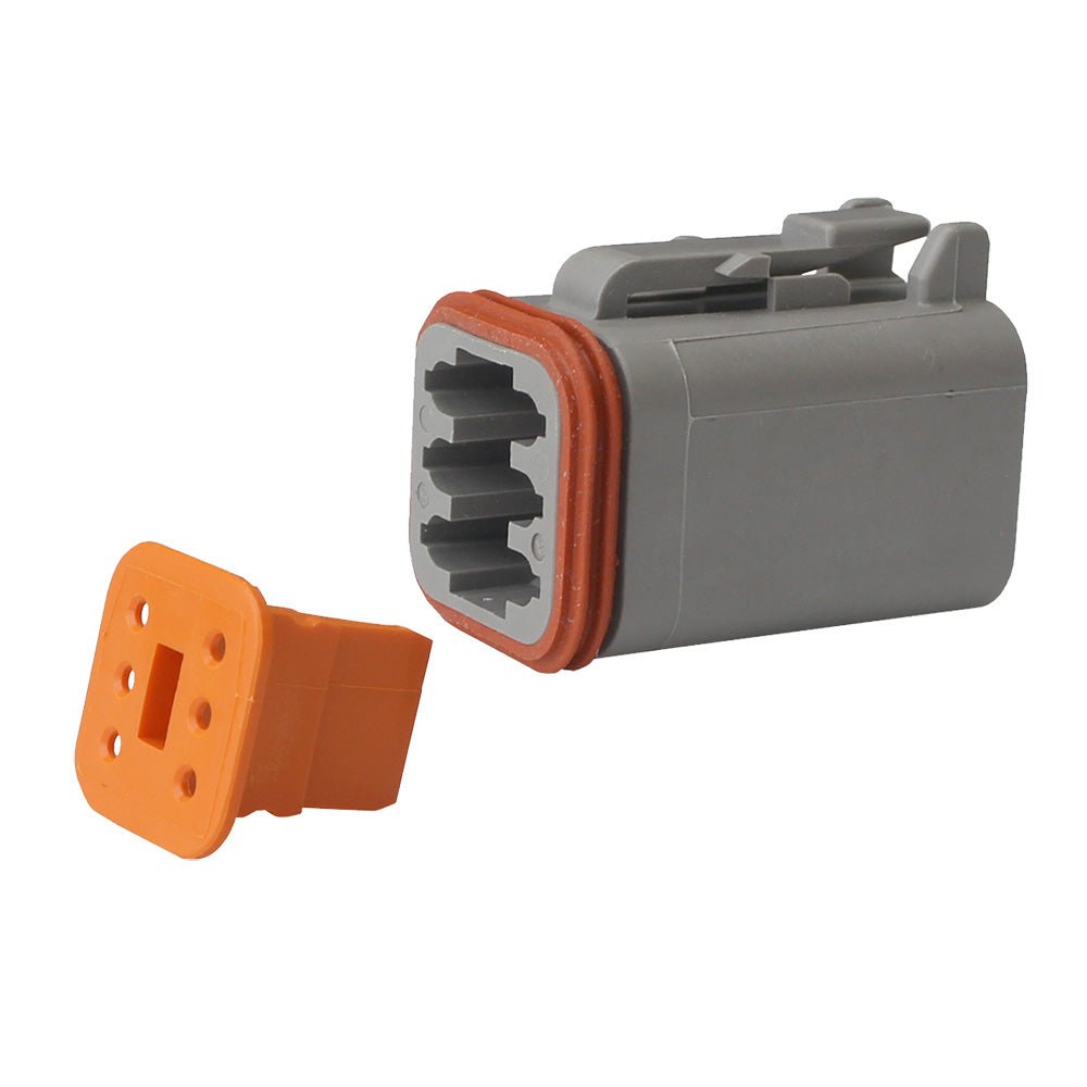 Pacer Deutsch DT Plug Wedge Lock Kit - 6 Position - 5 Pack [TDT06 - 6S - 5] - Houseboatparts.com