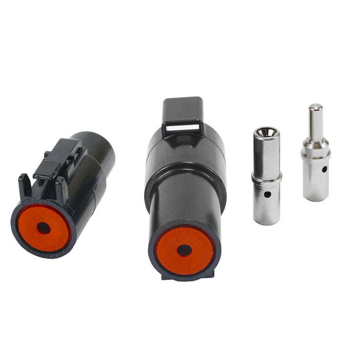 Pacer Deutsch 10 - 8 AWG DTHD Power Plug Receptacle w/Pin Socket [TDTHD - 1 - 8KT] - Houseboatparts.com