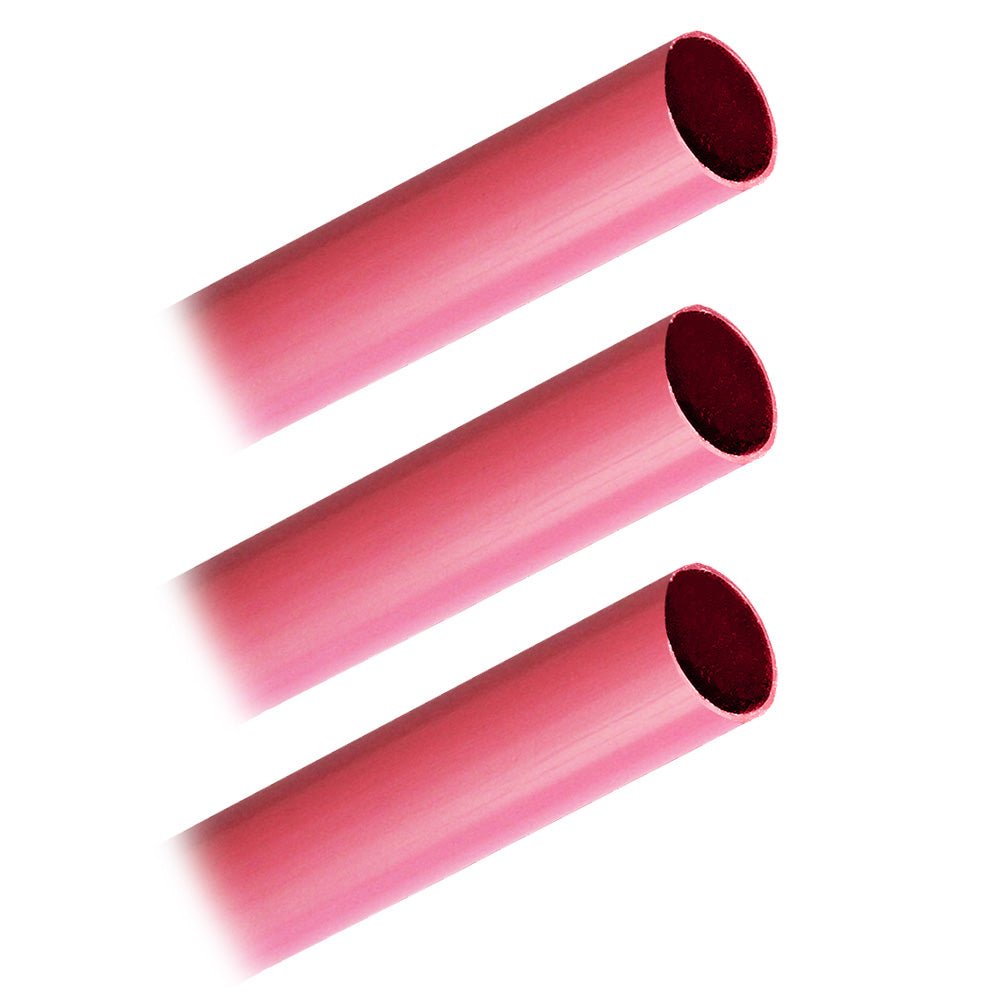 Pacer Battery Cable Heavy Wall Heat Shrink Tubing - 3/4" x 12" - Red (3 - Pieces) [BHW3/4 - 12RD - 3] - Houseboatparts.com