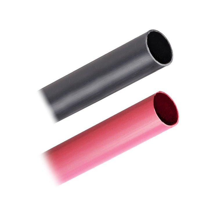 Pacer Battery Cable Heavy Wall Heat Shrink Tubing - 3/4" x 3" - Black/Red (2 - Pieces Combo Pack) [BHW3/4 - 3BKRD] - Houseboatparts.com