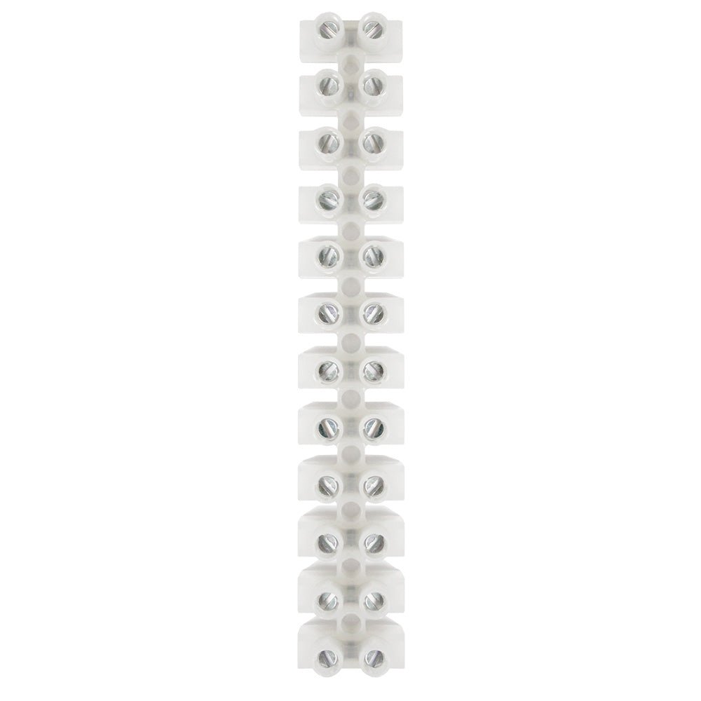 Pacer 40A Euro Style Terminal Block - 12 Positions - 5 Pack [E400 - 12 - 5] - Houseboatparts.com