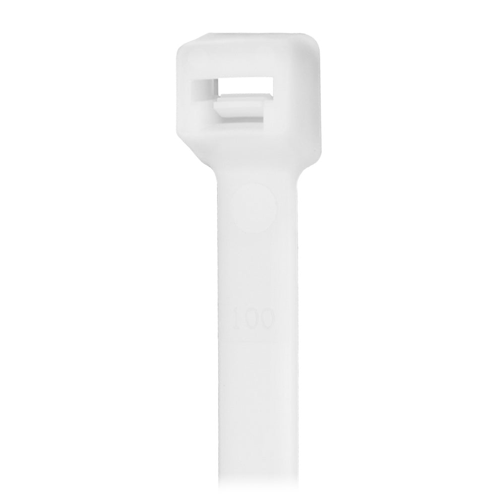 Pacer 14" Cable Tie - Natural Color - 50lb Tensile Strength - 4" Bundle Diameter - 100 Piece Bag [CT4S - 100] - Houseboatparts.com