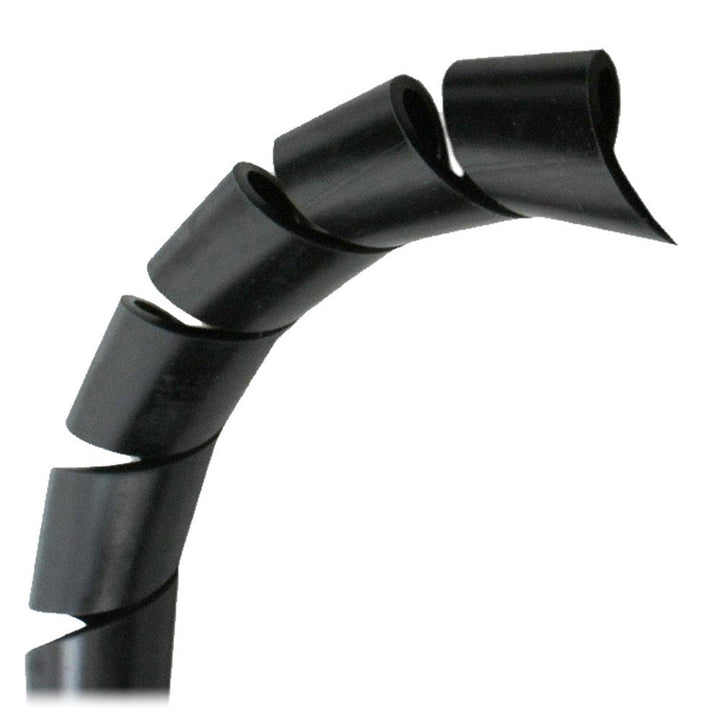 Pacer 3/8" Spiral Wrap - Black - 100' Roll [BSW3/8BK - 100] - Houseboatparts.com