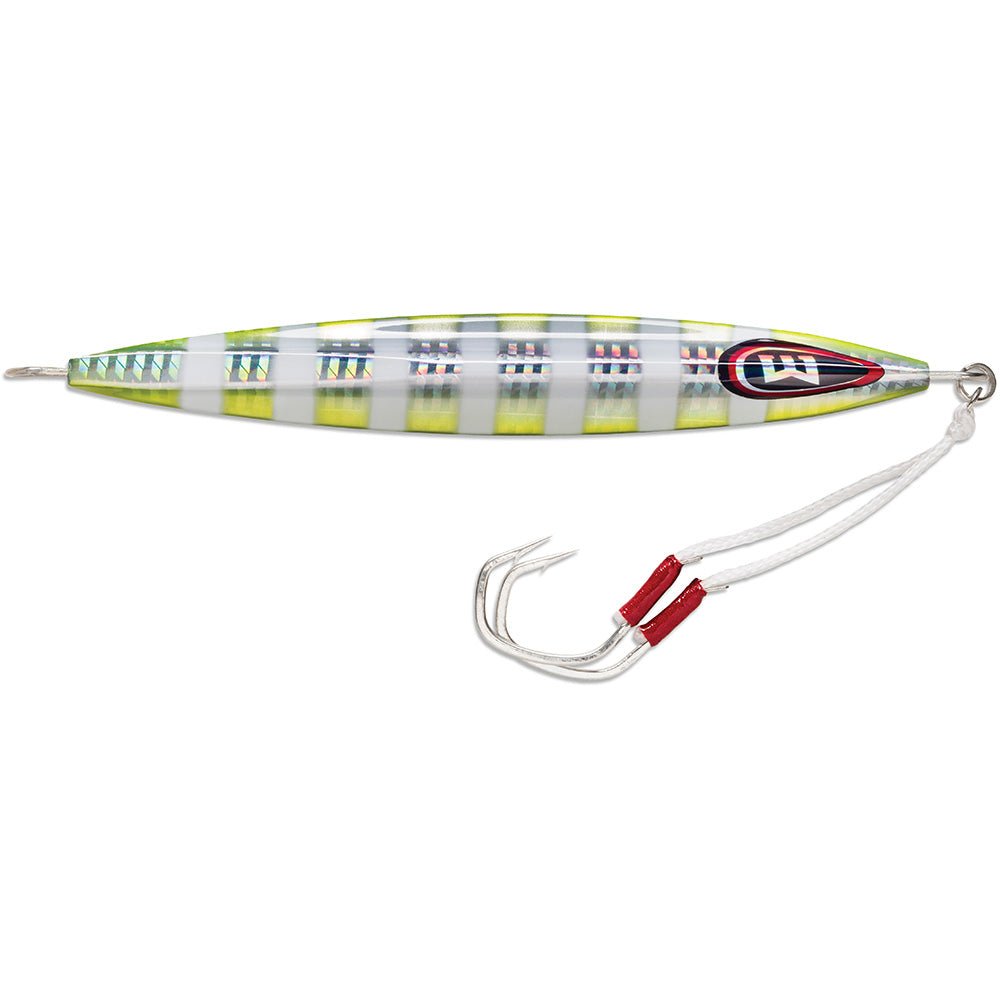 Williamson Kensaki 280 Jig - 7.25" - 9 - 7/8oz - Chartreuse Blink [KSJX280CB] - Houseboatparts.com