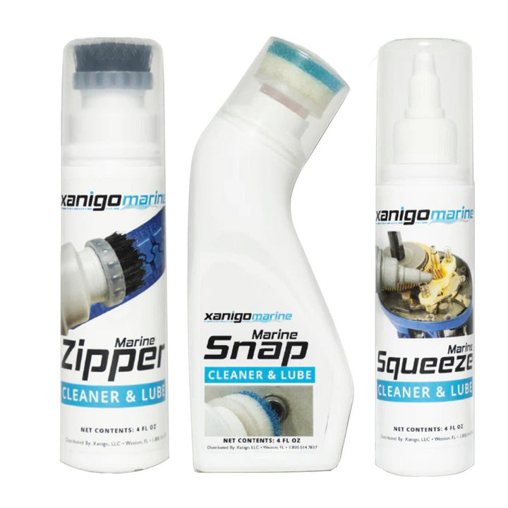 Xanigo Marine 3 - Piece Marine Zipper Snap Lube Set [XMZSLS3PC] - Houseboatparts.com