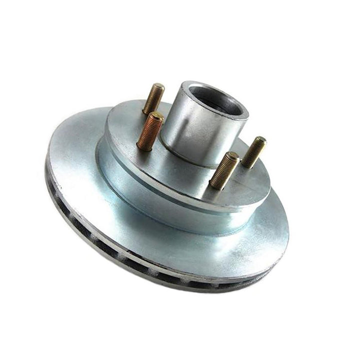 Load Rite Rotor Complete Kit Vented 9.75" Integral, No Grease 5 Stud Dacromet Finish Knott [4265.47K] - Houseboatparts.com