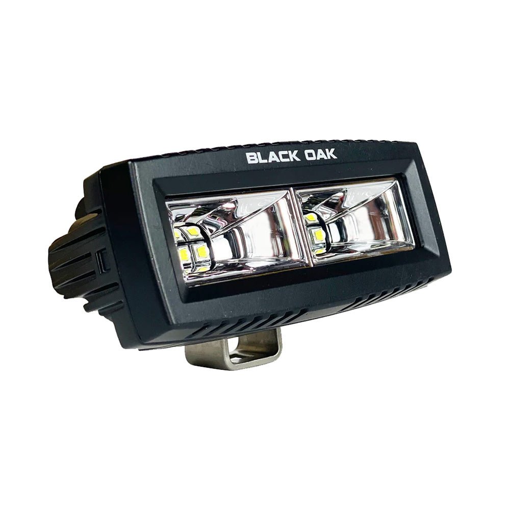 Black Oak 4" Marine Spreader Light Flood Scene LED Pro Series 3.0 - Black [4BMS - S] - Houseboatparts.com