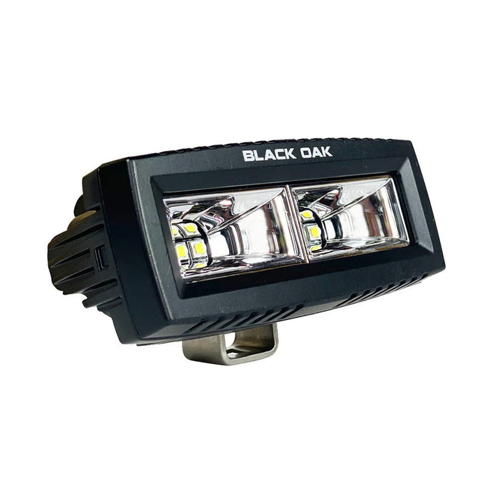Black Oak 4" Marine Spreader Light Flood Scene LED Pro Series 3.0 - Black [4BMS - S] - Houseboatparts.com