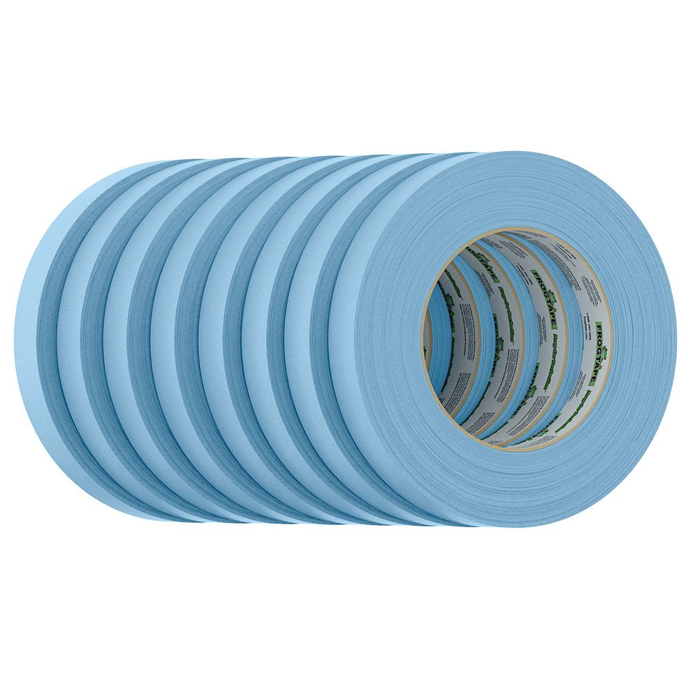 FrogTape CP 250 Medium - High Adhesion Masking Tape - 18MM x 55M x 12 - Pack - Light Blue - Rated f/250F [105770] - Houseboatparts.com
