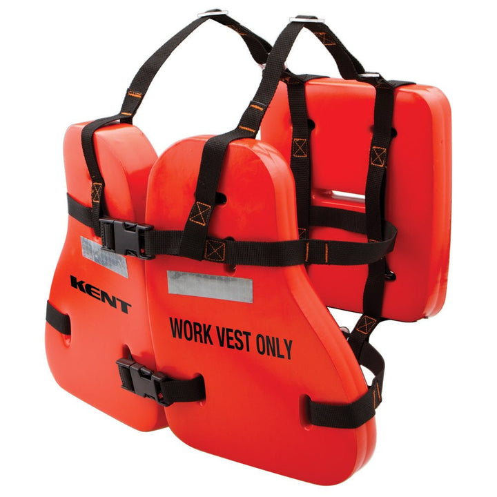 Kent Type V Vinyl Dip Work Vest - Oversized - Fits Chest Size 42 - 68 [151200 - 200 - 005 - 13] - Houseboatparts.com