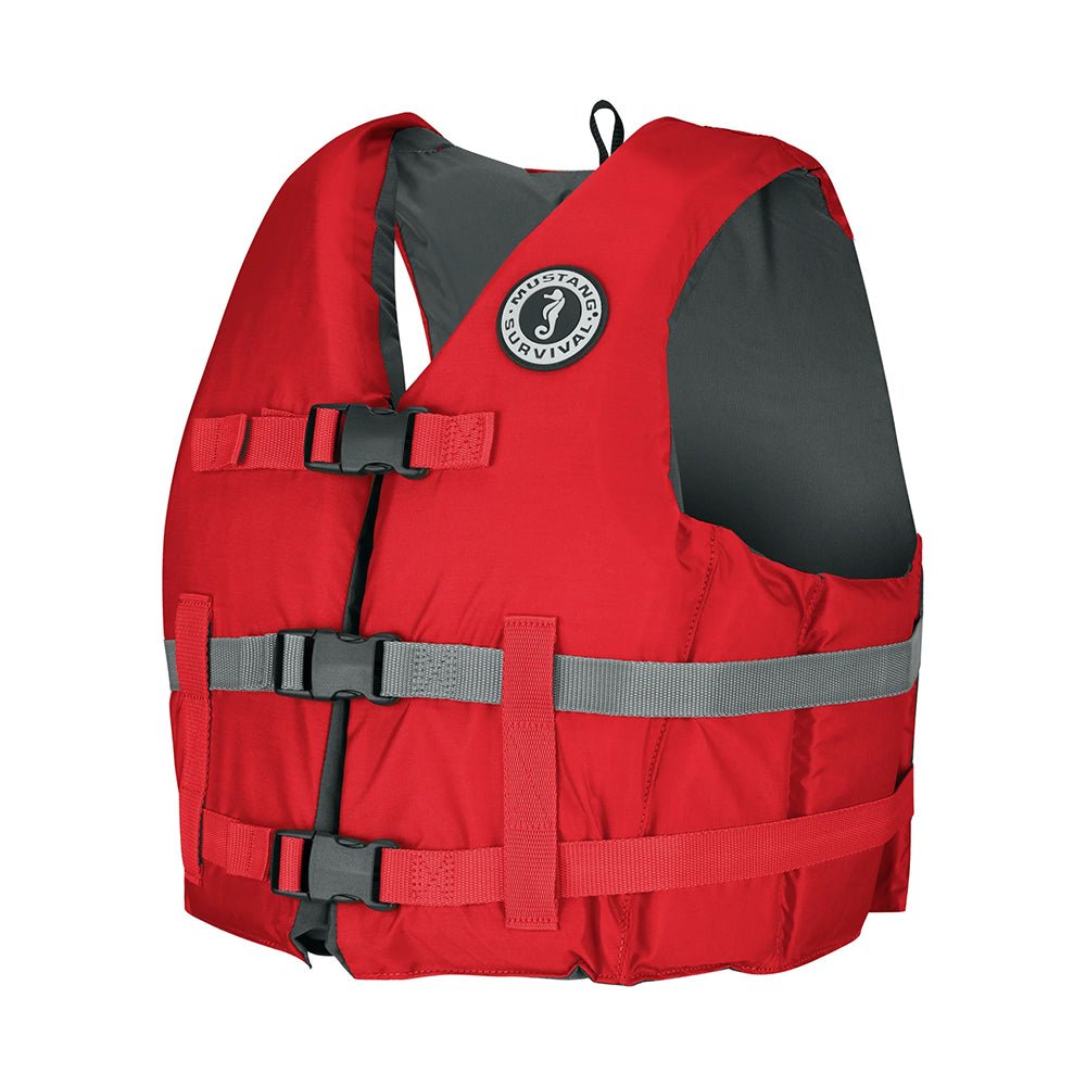 Mustang Livery Foam Vest - XL/XXL - Red [MV7010 - 4 - XL/XXL] - Houseboatparts.com