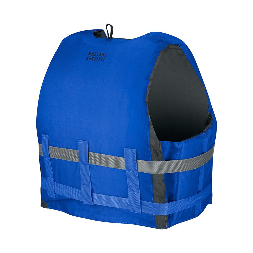 Mustang Livery Foam Vest - XL/XXL - Blue [MV7010 - 131 - XL/XXL] - Houseboatparts.com