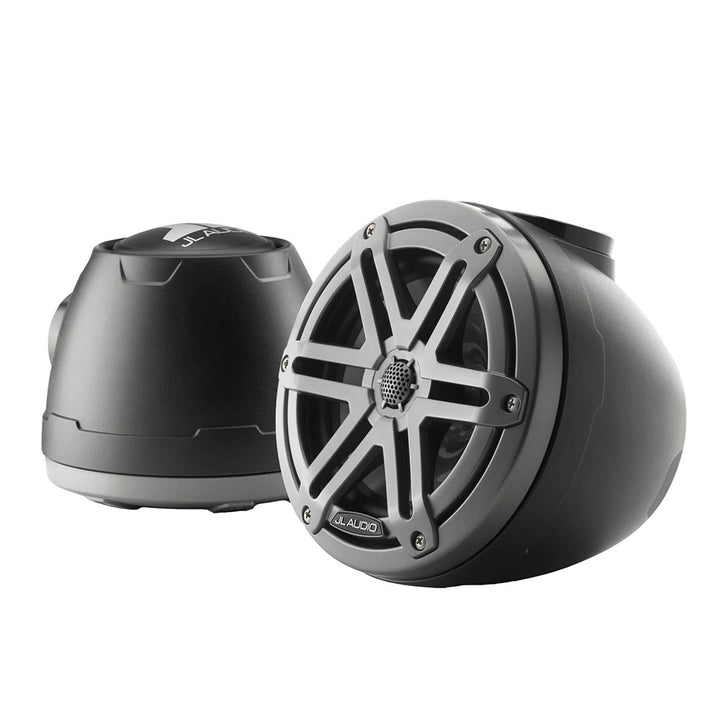 JL Audio M3 VeX Series 6.5" Enclosed Coaxial Speakers w/Grey Sports Grilles - M3 - 650VEX - Mb - S - Gm [010 - 03257 - 00] - Houseboatparts.com