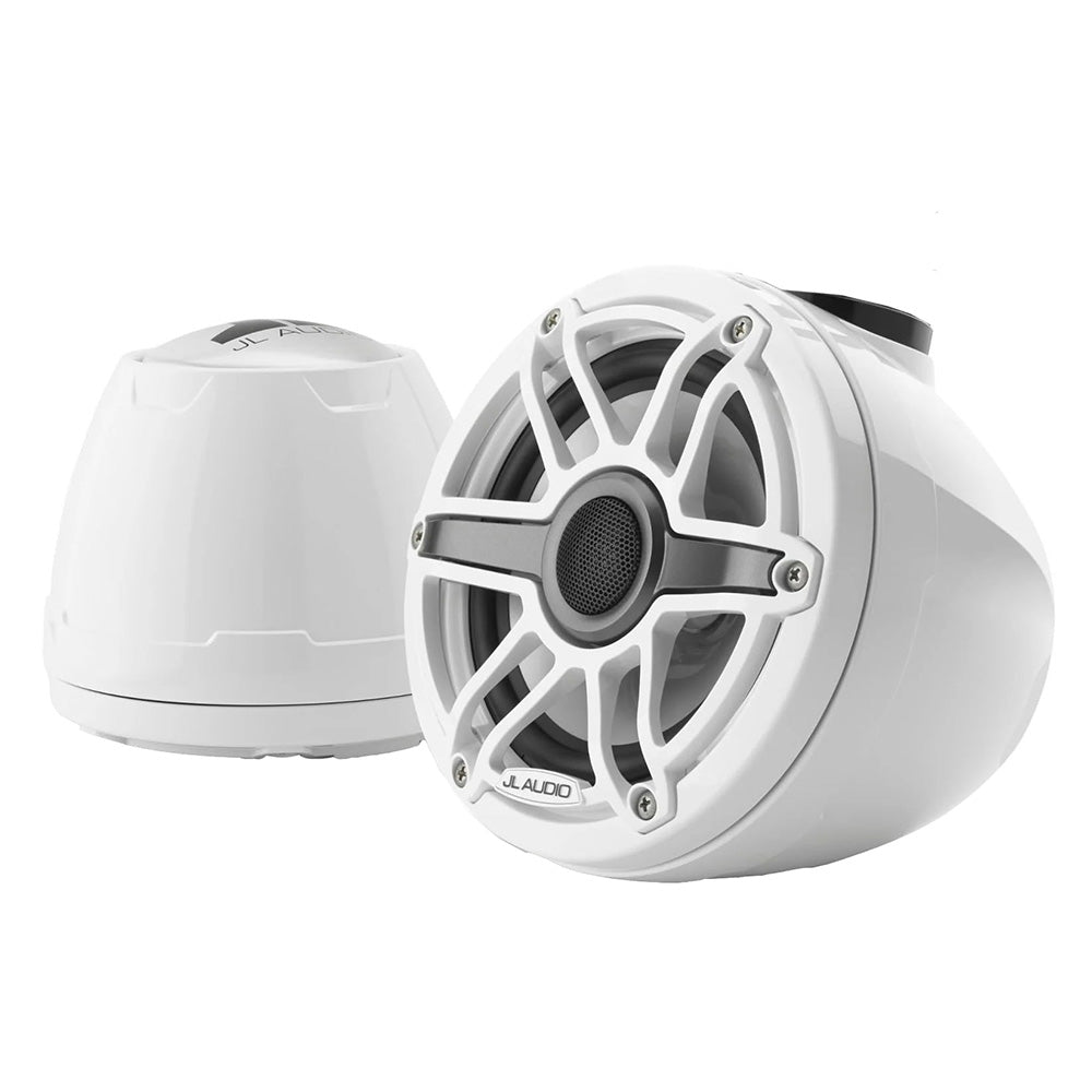 JL Audio M6 VeX Series 6.5" Enclosed Coaxial Speakers w/White Sports Grilles - M6 - 650VEX - Gw - S - GwGw [010 - 03260 - 00] - Houseboatparts.com
