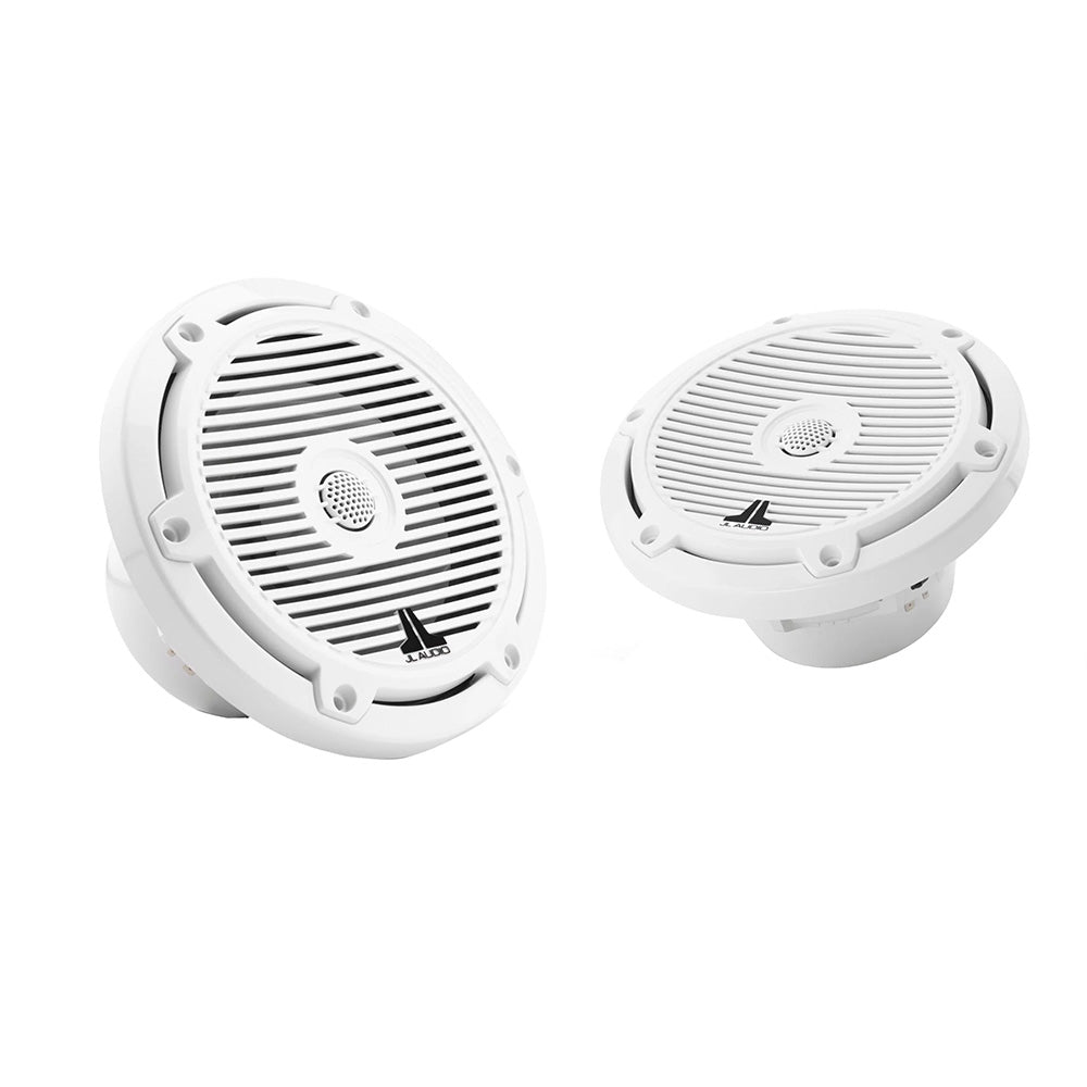 JL Audio M3 Series 6.5" Marine Coaxial Speakers w/Gloss White Classic Grilles - M3 - 650X - C - Gw [010 - 03060 - 00] - Houseboatparts.com