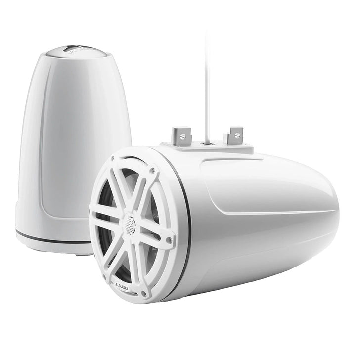 JL Audio M3 Series 7.7" Enclosed Tower Coaxial System w/Gloss White Sport Grille - M3 - 770ETXv3 - Gw - S - Gw [010 - 03269 - 00] - Houseboatparts.com