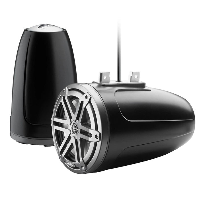 JL Audio M3 Series 7.7" Enclosed Tower Coaxial System with Grey Metallic Sport Grille - M3 - 770ETXv3 - Sb - S - Gm [010 - 03267 - 00] - Houseboatparts.com