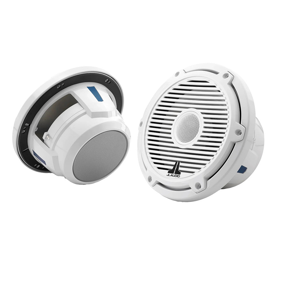 JL Audio M6 Series 7.7" Marine Coaxial Speakers w/Gloss White Classic Grille - M6 - 770X - C - 3GW [010 - 03498 - 00] - Houseboatparts.com