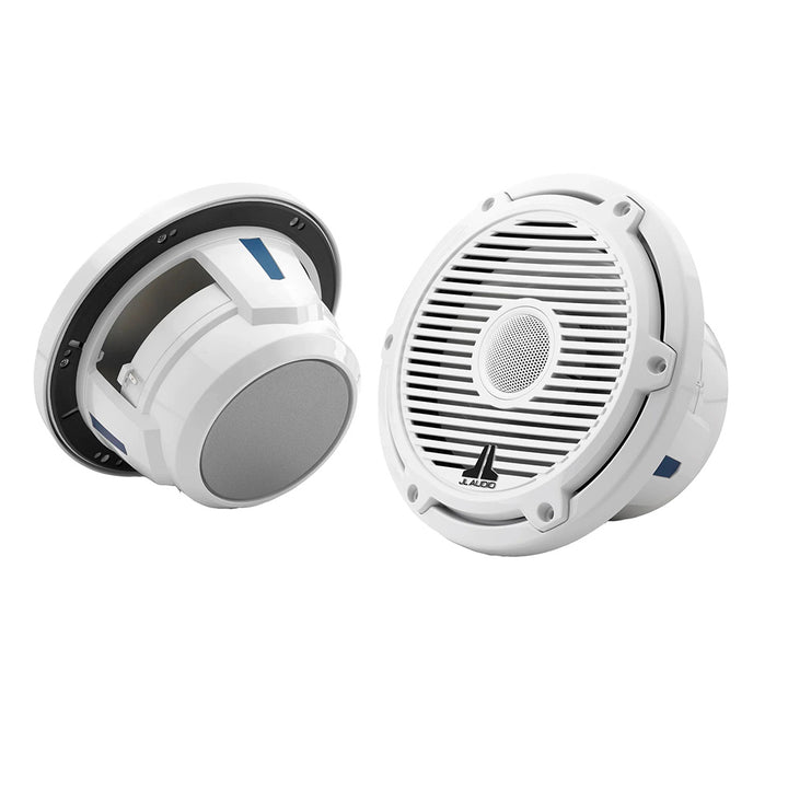 JL Audio M6 Series 7.7" Marine Coaxial Speakers w/Gloss White Classic Grille - M6 - 770X - C - 3GW [010 - 03498 - 00] - Houseboatparts.com