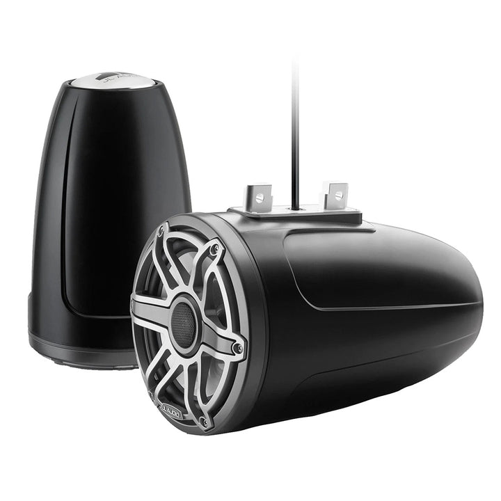 JL Audio M6 Series 7.7" Enclosed Tower Coaxial System w/Titanium Sport Grille - M6 - 770ETXv3 - Sb - S - GmTi [010 - 03279 - 00] - Houseboatparts.com