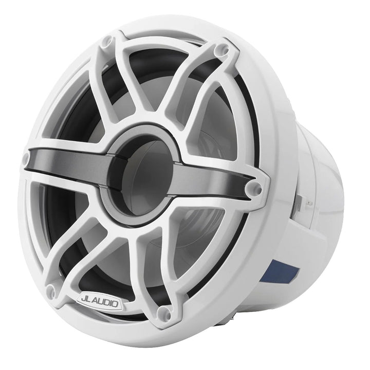JL Audio M6 8" Marine Subwoofer w/Gloss White Sport Grille - M6 - 8IB - S - GwGw - 4 [010 - 03274 - 00] - Houseboatparts.com