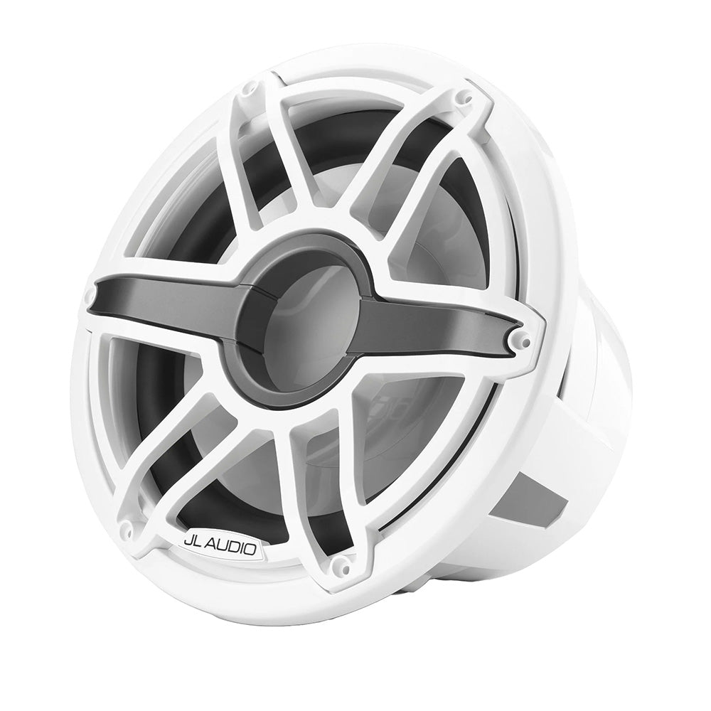 JL Audio M7 12" Marine Subwoofer w/Gloss White Sport Grille - M7 - 12IB - S - GwGw - 4 [010 - 03286 - 00] - Houseboatparts.com