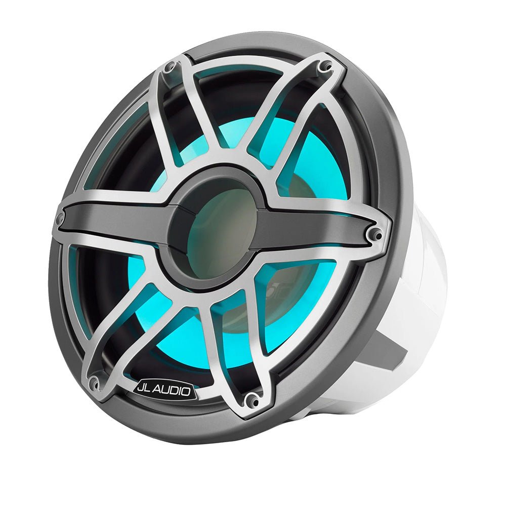 JL Audio M7 12" Marine Subwoofer w/Titanium Sport Grille Transflective LED Lighting - M7 - 12IB - S - GmTi - i - 4 [010 - 03289 - 00] - Houseboatparts.com