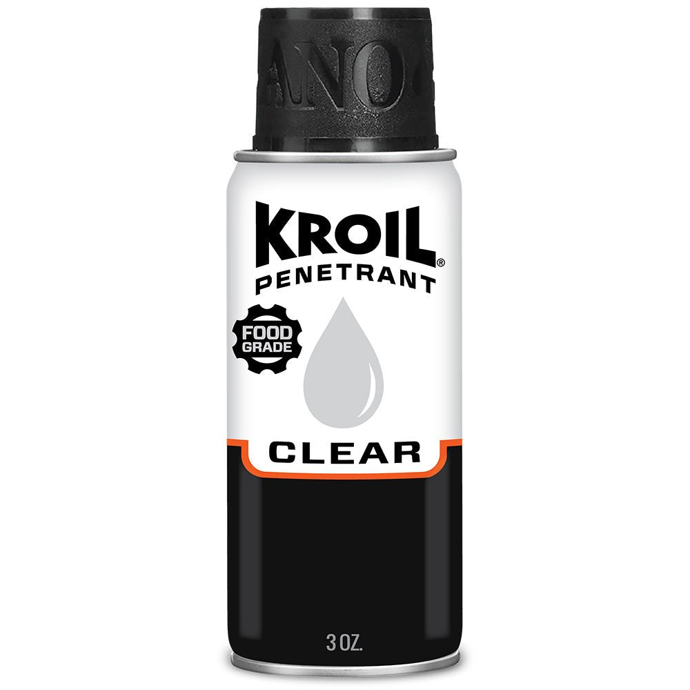 Kroil Clear Food Grade Penetrating Oil - Aerosol - 3oz Can [CKS032] - Houseboatparts.com